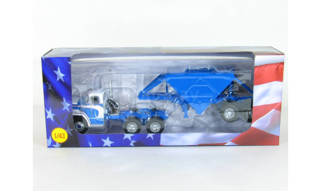 Dodge LCF CT 900 + полуприцеп самосвал, 1960 - Altaya American Truck - 1:43, масштабная модель, scale43