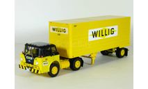 Ford Serie C + полуприцеп фургон, WILLIG, 1984 - Altaya American Truck - 1:43, масштабная модель, Western Star, scale43