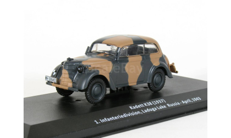 Opel Kadett Spezial K38, 1937 (Russia - April, 1943) - Altaya Military WWII - 1:43, масштабная модель, scale43