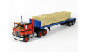 Mack Serie F, F-700 6x4 + полуприцеп платформа с паллетными бортами, 1973 - Altaya American Truck - 1:43, масштабная модель, scale43