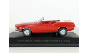 Ford Mustang Convertible, 1970 - Altaya Ford Mustang - 1:43, масштабная модель, scale43