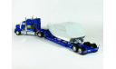 Western Star 4900 EX 6x4 с п/прицепом трал с лодкой, MARINE TRANSPORT, 1990 - Altaya American Truck - 1:43, масштабная модель, scale43