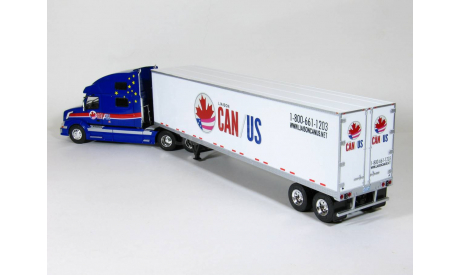 Volvo VN 670 6x4 с п/прицепом фургон, CAN/US, 1998 - Altaya American Truck - 1:43, масштабная модель, scale43