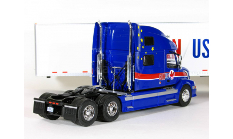 Volvo VN 670 6x4 с п/прицепом фургон, CAN/US, 1998 - Altaya American Truck - 1:43, масштабная модель, scale43