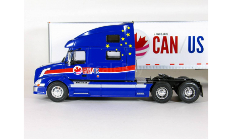 Volvo VN 670 6x4 с п/прицепом фургон, CAN/US, 1998 - Altaya American Truck - 1:43, масштабная модель, scale43