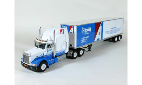 Perterbilt 377 A/E 6x4 с п/прицепом фургон, 1998 - Altaya American Truck - 1:43, масштабная модель, scale43, Peterbilt