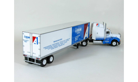 Perterbilt 377 A/E 6x4 с п/прицепом фургон, 1998 - Altaya American Truck - 1:43, масштабная модель, scale43, Peterbilt