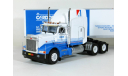 Perterbilt 377 A/E 6x4 с п/прицепом фургон, 1998 - Altaya American Truck - 1:43, масштабная модель, scale43, Peterbilt