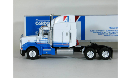 Perterbilt 377 A/E 6x4 с п/прицепом фургон, 1998 - Altaya American Truck - 1:43, масштабная модель, scale43, Peterbilt