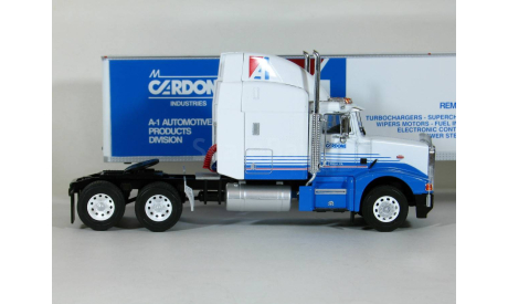 Perterbilt 377 A/E 6x4 с п/прицепом фургон, 1998 - Altaya American Truck - 1:43, масштабная модель, scale43, Peterbilt