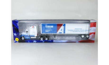 Perterbilt 377 A/E 6x4 с п/прицепом фургон, 1998 - Altaya American Truck - 1:43, масштабная модель, scale43, Peterbilt