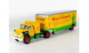 Chevrolet 9700 LCF (9100) + полуприцеп фургон, Mayflower, 1956 - Altaya American Truck - 1:43, масштабная модель, scale43