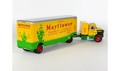 Chevrolet 9700 LCF (9100) + полуприцеп фургон, Mayflower, 1956 - Altaya American Truck - 1:43, масштабная модель, scale43