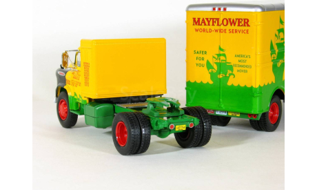 Chevrolet 9700 LCF (9100) + полуприцеп фургон, Mayflower, 1956 - Altaya American Truck - 1:43, масштабная модель, scale43