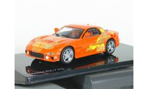 Mazda RX-7 FD Versus из к/ф ’Форсаж 2’, orange, 1993 - Altaya Fast & Furious - 1:43, масштабная модель, scale43