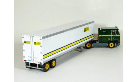 International Eagle 9800 COE 6x4 + полуприцеп фургон, 1995 - Altaya American Truck - 1:43, масштабная модель, scale43