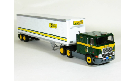 International Eagle 9800 COE 6x4 + полуприцеп фургон, 1995 - Altaya American Truck - 1:43, масштабная модель, scale43