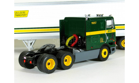International Eagle 9800 COE 6x4 + полуприцеп фургон, 1995 - Altaya American Truck - 1:43, масштабная модель, scale43