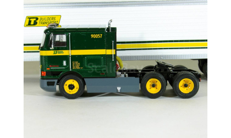 International Eagle 9800 COE 6x4 + полуприцеп фургон, 1995 - Altaya American Truck - 1:43, масштабная модель, scale43