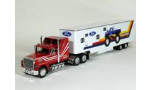 Ford LTL 9000 6x4 + полуприцеп фургон джамбо, BIGFOOT, 1990 - Altaya American Truck - 1:43, масштабная модель, scale43