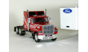 Ford LTL 9000 6x4 + полуприцеп фургон джамбо, BIGFOOT, 1990 - Altaya American Truck - 1:43, масштабная модель, scale43