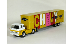 Chevrolet Tilt Cab C65 + полуприцеп фургон джамбо, CHEVY SHOW, 1960 - Altaya American Truck - 1:43