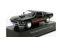 Ford Mustang Mach 1 Coupe, black, 1969 - Altaya American Cars - 1:43, масштабная модель, scale43