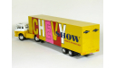 Chevrolet Tilt Cab C65 + полуприцеп фургон джамбо, CHEVY SHOW, 1960 - Altaya American Truck - 1:43, масштабная модель, scale43