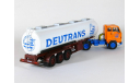 Volvo F88 + полуприцеп цистерна, DEUTRANS, 1965-1977 - Altaya тягачи мира - 1:43, масштабная модель, scale43