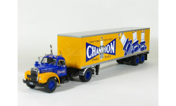 Mack B 61T + полуприцеп фургон, CHAMPION, 1956 - Altaya American Truck - 1:43