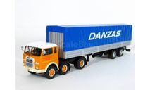 Fiat 690 T1 6x2/4 + полуприцеп бортовой с тентом, DANZAZ, 1961-1969 - Altaya тягачи мира - 1:43, масштабная модель, scale43