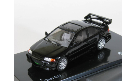 Honda Civic EJ1 из к/ф ’Форсаж’, black, 1993 - Altaya Fast & Furious - 1:43, масштабная модель, scale43