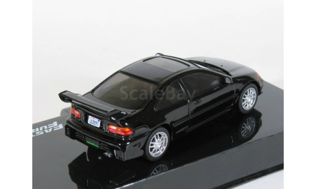 Honda Civic EJ1 из к/ф ’Форсаж’, black, 1993 - Altaya Fast & Furious - 1:43, масштабная модель, scale43