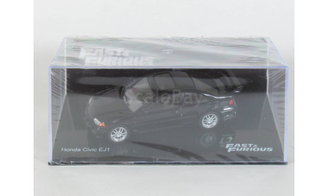 Honda Civic EJ1 из к/ф ’Форсаж’, black, 1993 - Altaya Fast & Furious - 1:43, масштабная модель, scale43