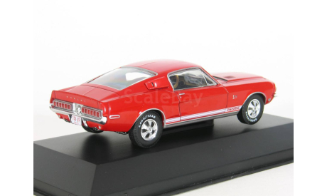 Ford Mustang Shelby GT 500-KR (GT500 KR), red, 1968 - Altaya American Cars - 1:43, масштабная модель, scale43