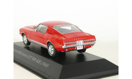 Ford Mustang Shelby GT 500-KR (GT500 KR), red, 1968 - Altaya American Cars - 1:43, масштабная модель, scale43