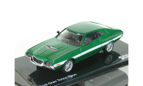 Ford Gran Torino Sport из к/ф ’Форсаж 4’, 1972 - Altaya Fast & Furious - 1:43, масштабная модель, scale43
