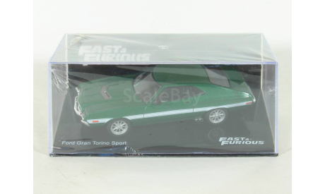 Ford Gran Torino Sport из к/ф ’Форсаж 4’, 1972 - Altaya Fast & Furious - 1:43, масштабная модель, scale43