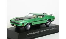 Ford Mustang Mach 1 428 Ram Air, emerald met., 1971 - Altaya Ford Mustang - 1:43, масштабная модель, scale43