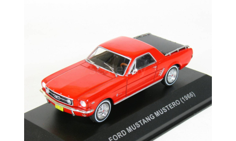 Пикап Ford Mustang Mustero Ute, red, 1966 - Altaya Ford Mustang - 1:43, масштабная модель, scale43