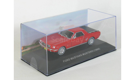 Пикап Ford Mustang Mustero Ute, red, 1966 - Altaya Ford Mustang - 1:43, масштабная модель, scale43