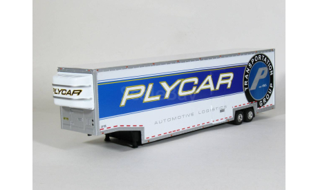 Полуприцеп 2-х осный фургон джамбо, PLYCAR, 1990 - Altaya American Truck - 1:43, масштабная модель, scale43, Kenworth