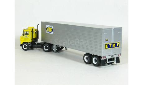 White 7400 COE 6x4 + полуприцеп фургон, ETMF, 1961 - Altaya American Truck - 1:43, масштабная модель, scale43, White Motor Company