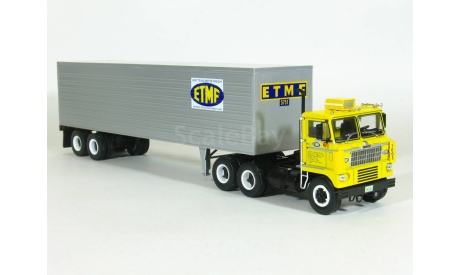 White 7400 COE 6x4 + полуприцеп фургон, ETMF, 1961 - Altaya American Truck - 1:43, масштабная модель, scale43, White Motor Company
