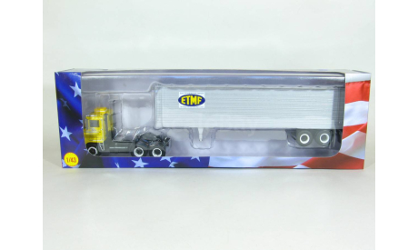 White 7400 COE 6x4 + полуприцеп фургон, ETMF, 1961 - Altaya American Truck - 1:43, масштабная модель, scale43, White Motor Company
