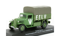 Citroen Type 23, бортовой с тентом, 1936 (France - September, 1944) - Altaya Military WWII - 1:43