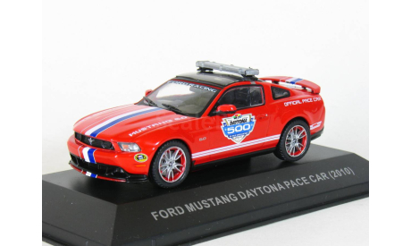 Ford Mustang 5.0, Daytona Pace Car, red, 2010 - Altaya Ford Mustang - 1:43, масштабная модель, scale43