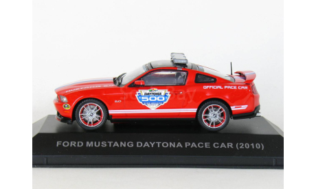 Ford Mustang 5.0, Daytona Pace Car, red, 2010 - Altaya Ford Mustang - 1:43, масштабная модель, scale43