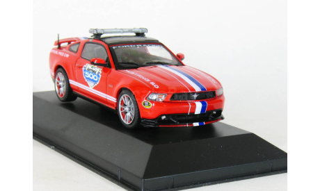 Ford Mustang 5.0, Daytona Pace Car, red, 2010 - Altaya Ford Mustang - 1:43, масштабная модель, scale43