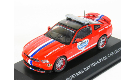 Ford Mustang 5.0, Daytona Pace Car, red, 2010 - Altaya Ford Mustang - 1:43, масштабная модель, scale43